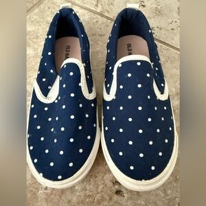 Old Navy Kids' Blue and White Slip-On Sneakers